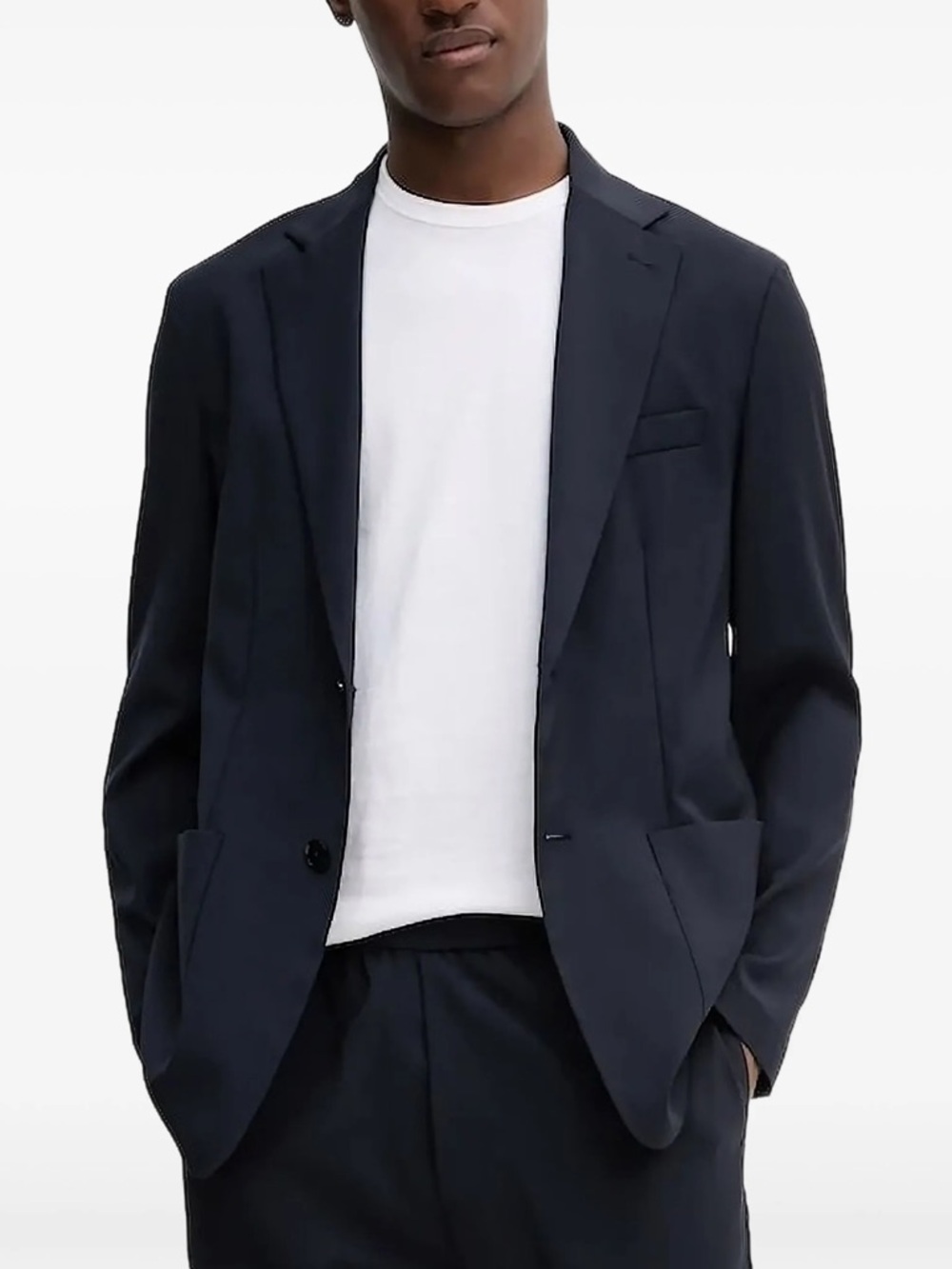 Barena Dark Navy Single-Breasted Sport Coat